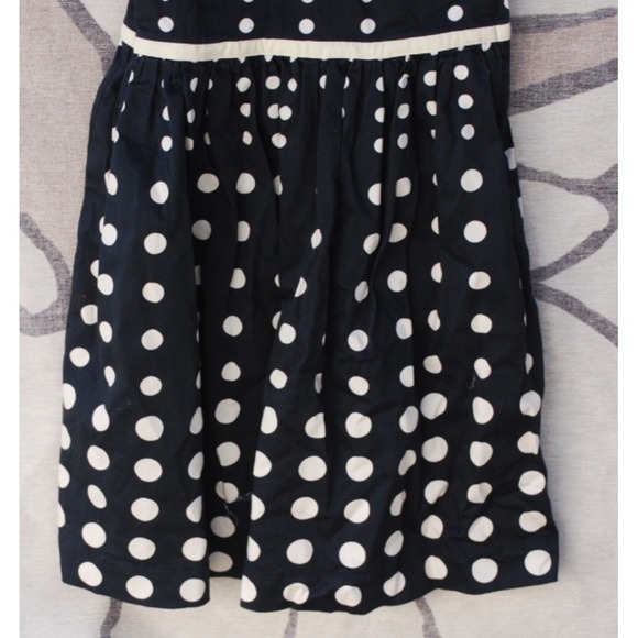 BEA & DOT ModCloth Dress Black Polka Dot Retro Sleeveless Size Small - Picture 3 of 7